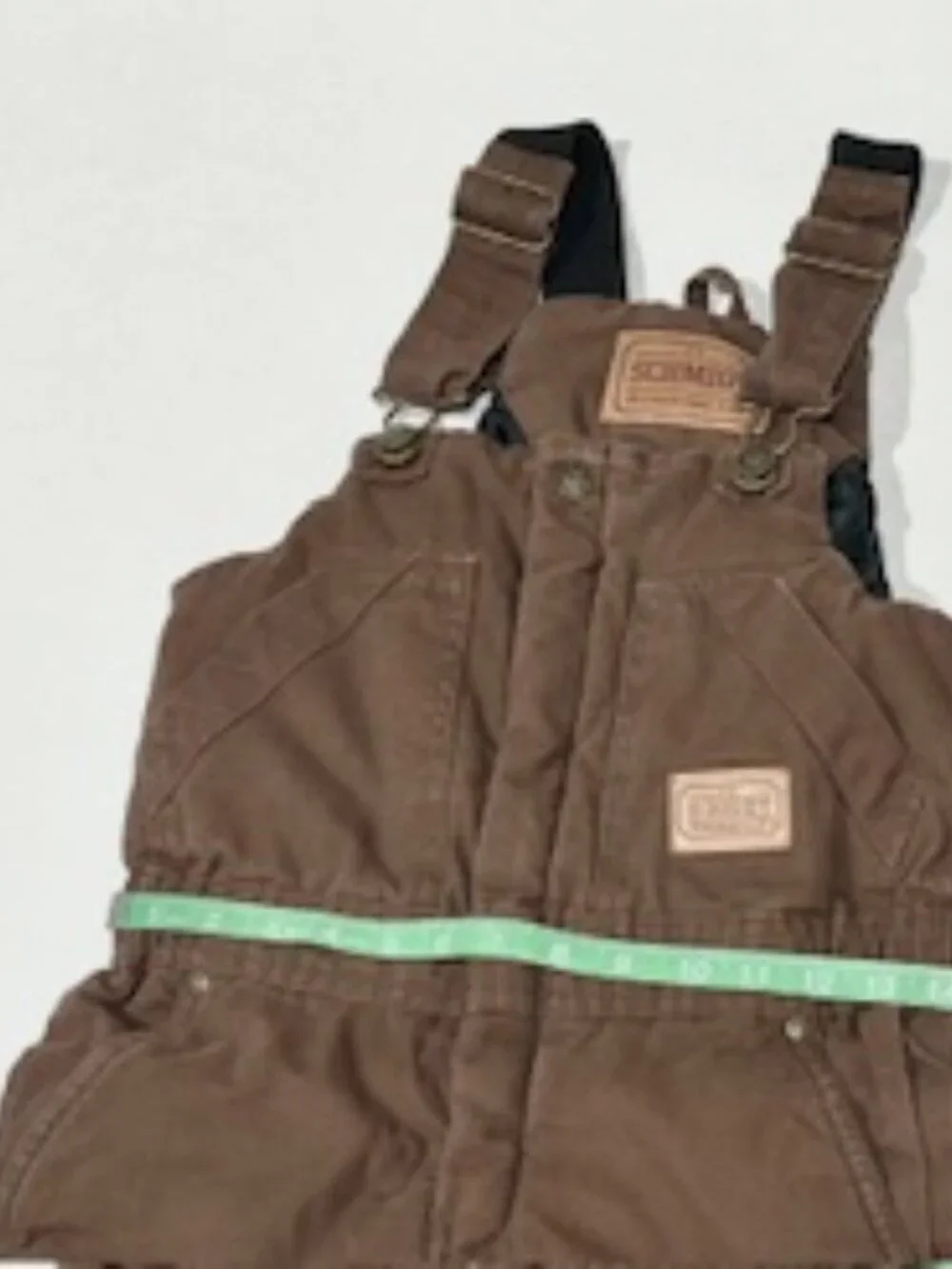 Schmidt Workwear Youth Heavy Duty Overalls Pockets Zip Lined Small Regular (6-8)
